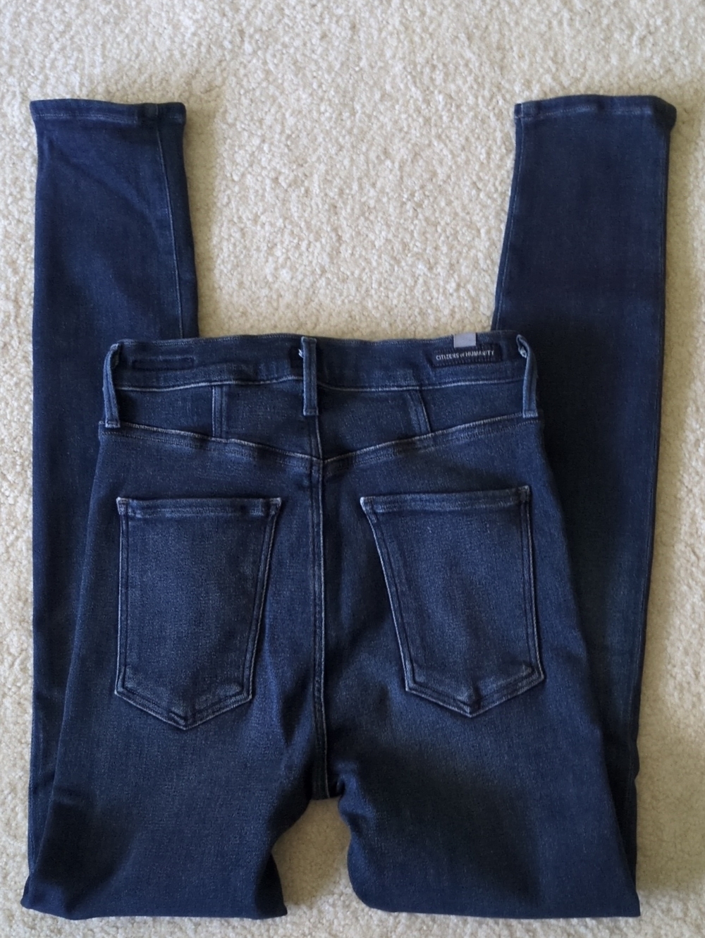 Citizens Of Humanity Womans Skinny Dark Blue Jeans - Picture 2 of 12
